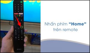 cách khởi động lại tivi sony