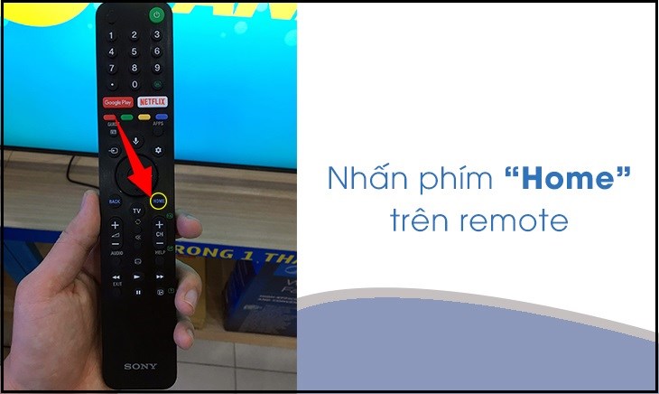 cách khởi động lại tivi sony